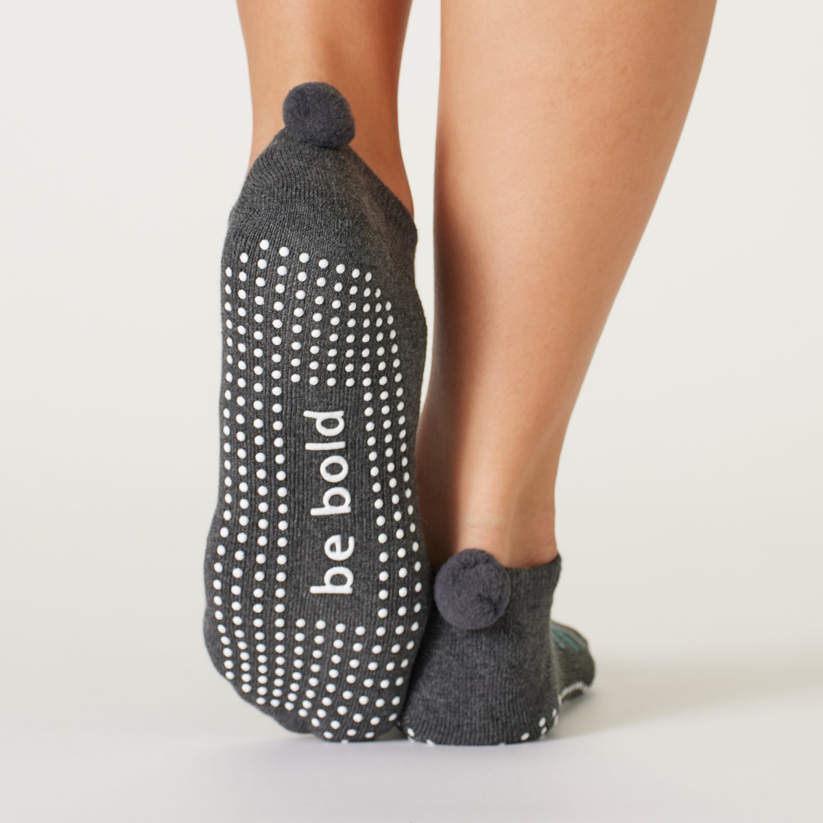 Pom Pom Be Bold Grip Socks (Sirius)