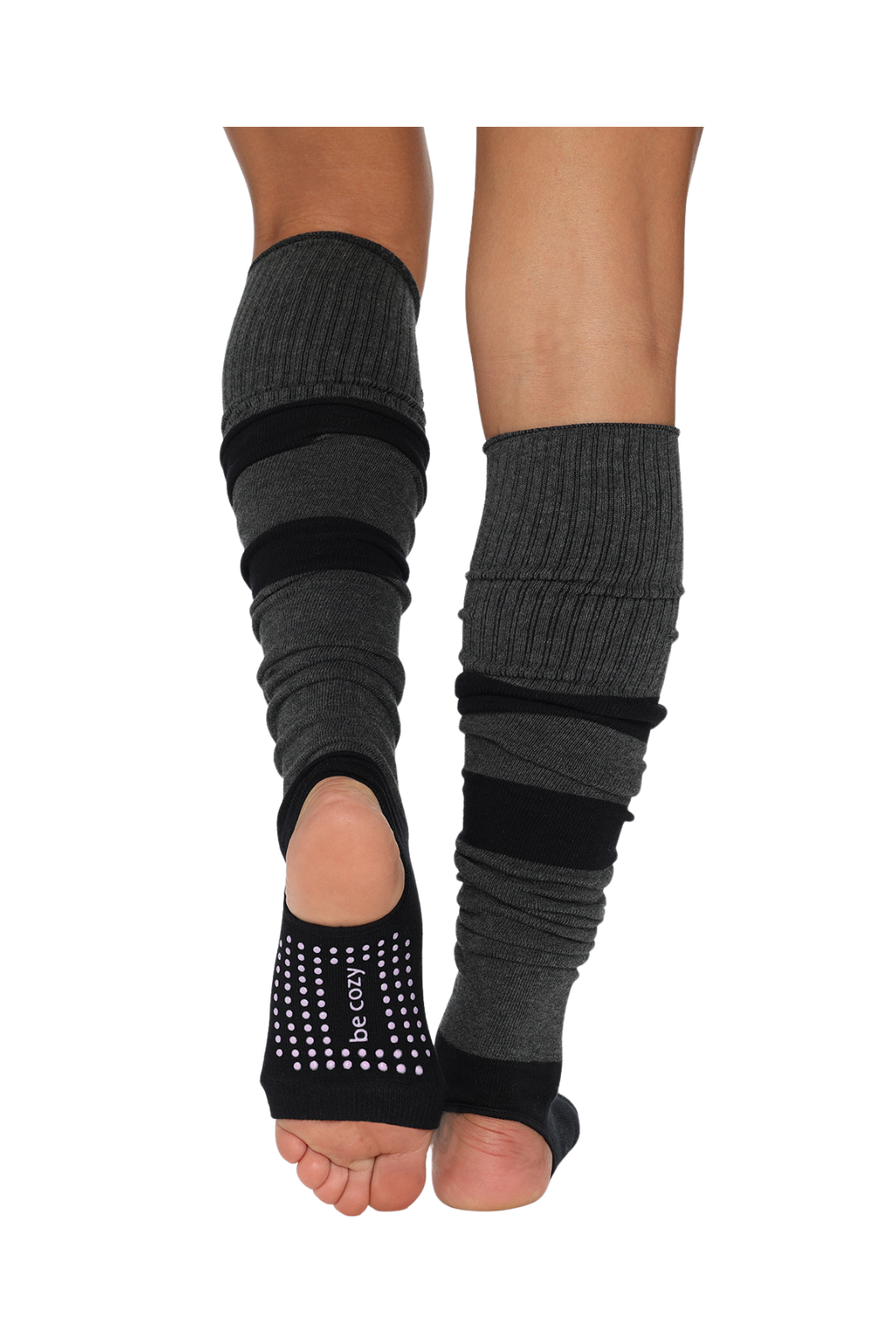 Be Cozy Stirrup Grip Leg Warmers (Space)