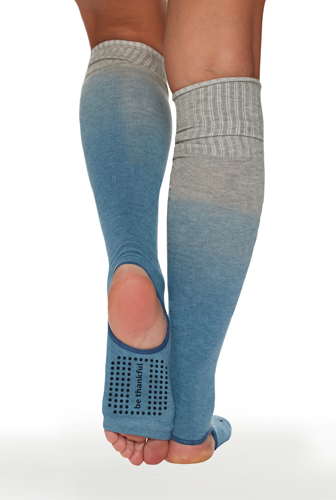 Be Thankful Stirrup Grip Leg Warmers (Turquoise)