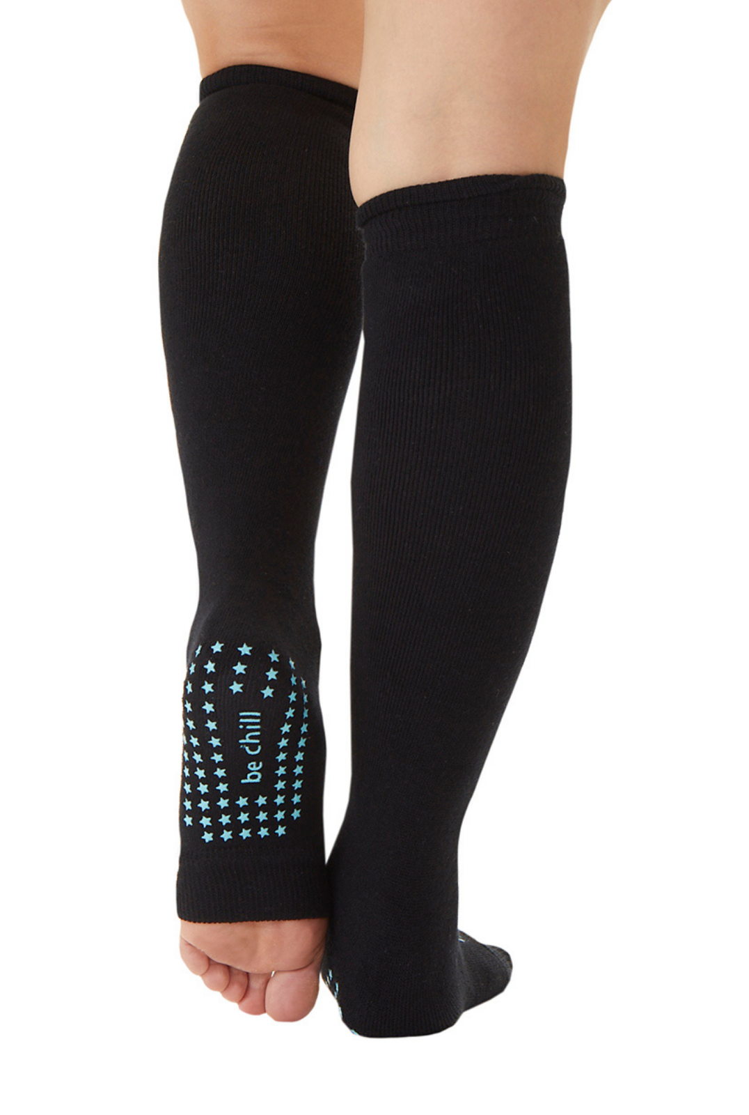 Be Chill Grip Leg Warmers (Black/Aqua)