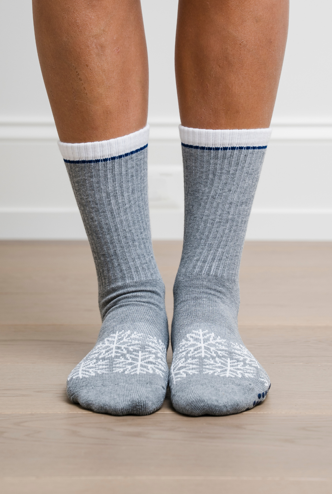 Crew Be Warm Grip Socks (Flurry)
