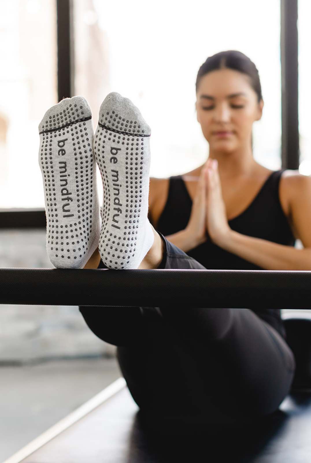 Be Mindful Cambridge Socks (Pearl)