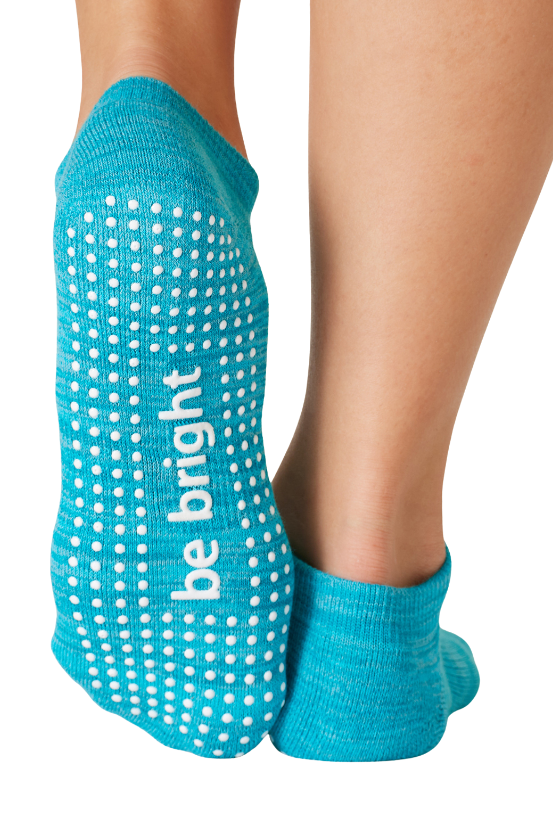 Be Bright Marbled Grip Socks (Laguna)