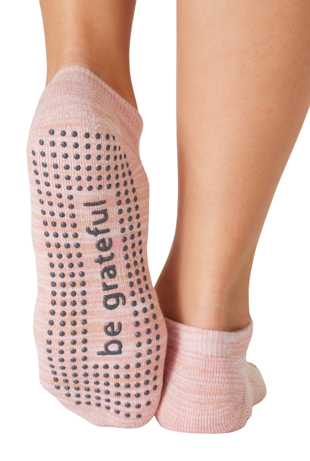 Be Grateful Marbled Grip Socks (Sunrise)