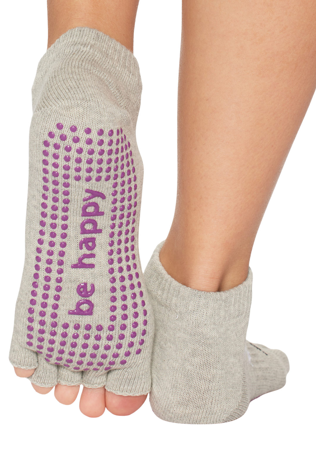 Half Toe Be Happy Grip Socks (Shine)