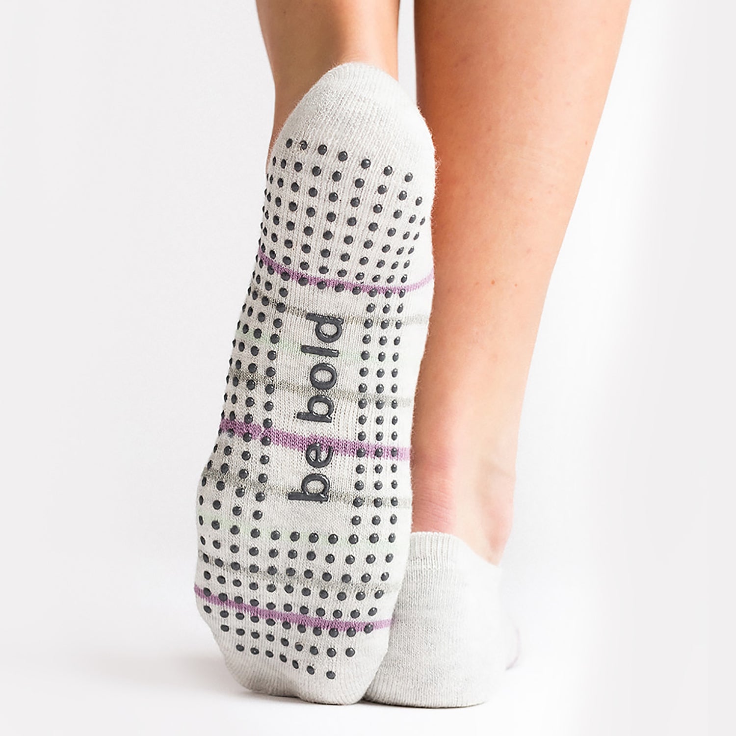 **No Show** Be Bold Grip Socks (Buff)