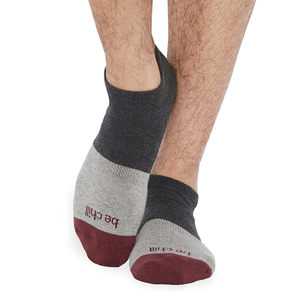 **NO GRIP** Mens Be Chill Dax Socks (Iron)