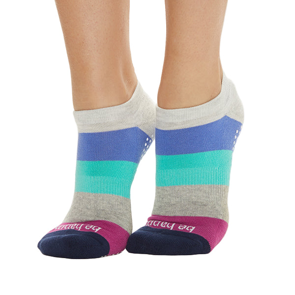 Be Happy Marlowe Grip Socks (Hibiscus)