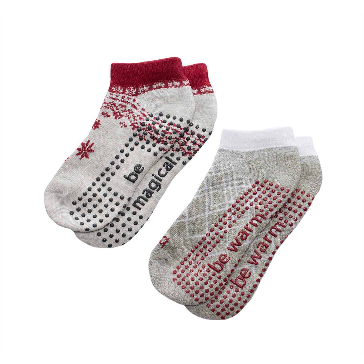 kids winter 2 pack grip socks 4t-6t snow, sticky be socks, best grip socks, best grippy socks, best yoga socks, best pilates socks