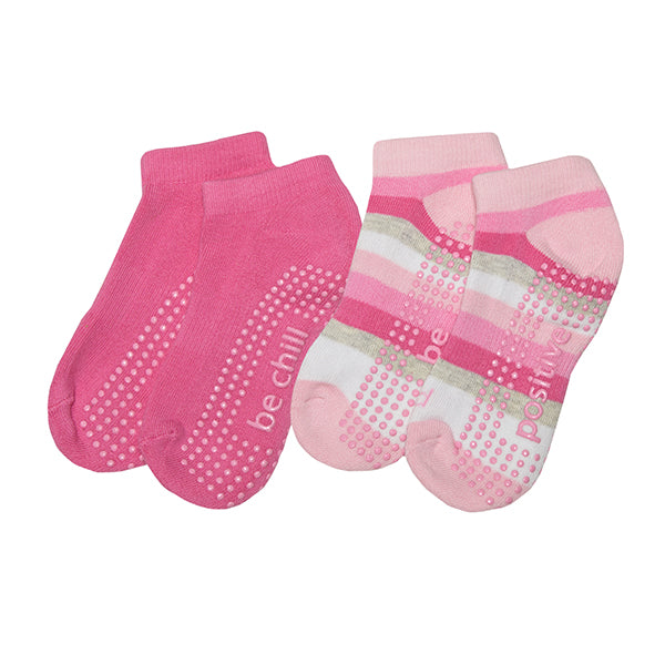 girls 2 pack grip socks 4t-6t callie, sticky be socks, best grip socks, best grippy socks, best yoga socks, best pilates socks